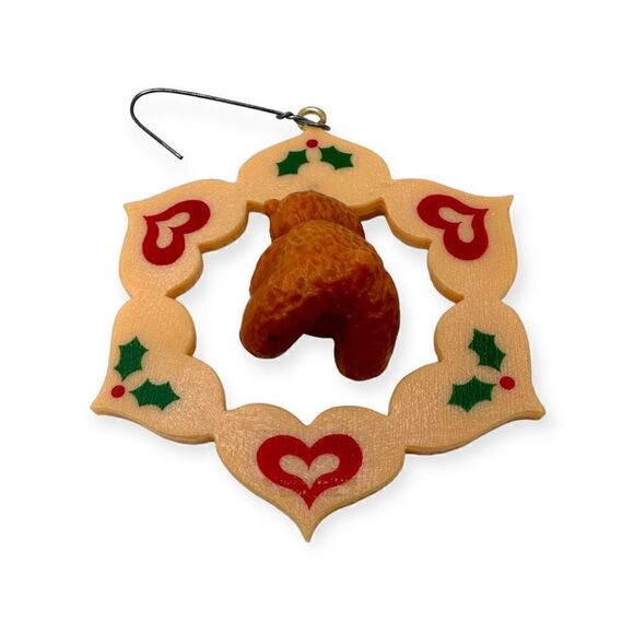 Hallmark Handcrafted Twirl-About Ornament Loving Bear 1988 QX493-4 - Picture 10 of 11